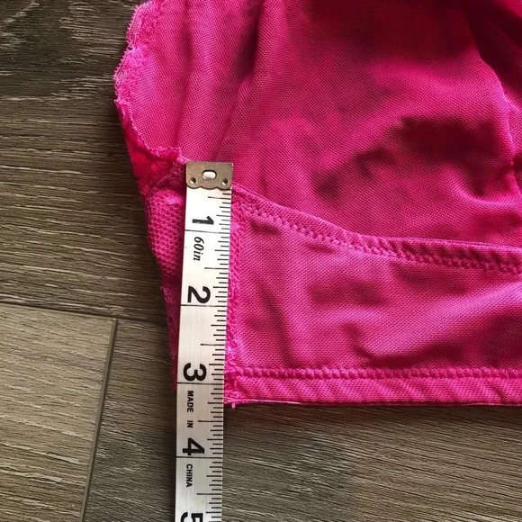 Fox And Royal Plus Size Bralette Wireless Hot Pink Bra Size Large/ 20 - Picture 7 of 11